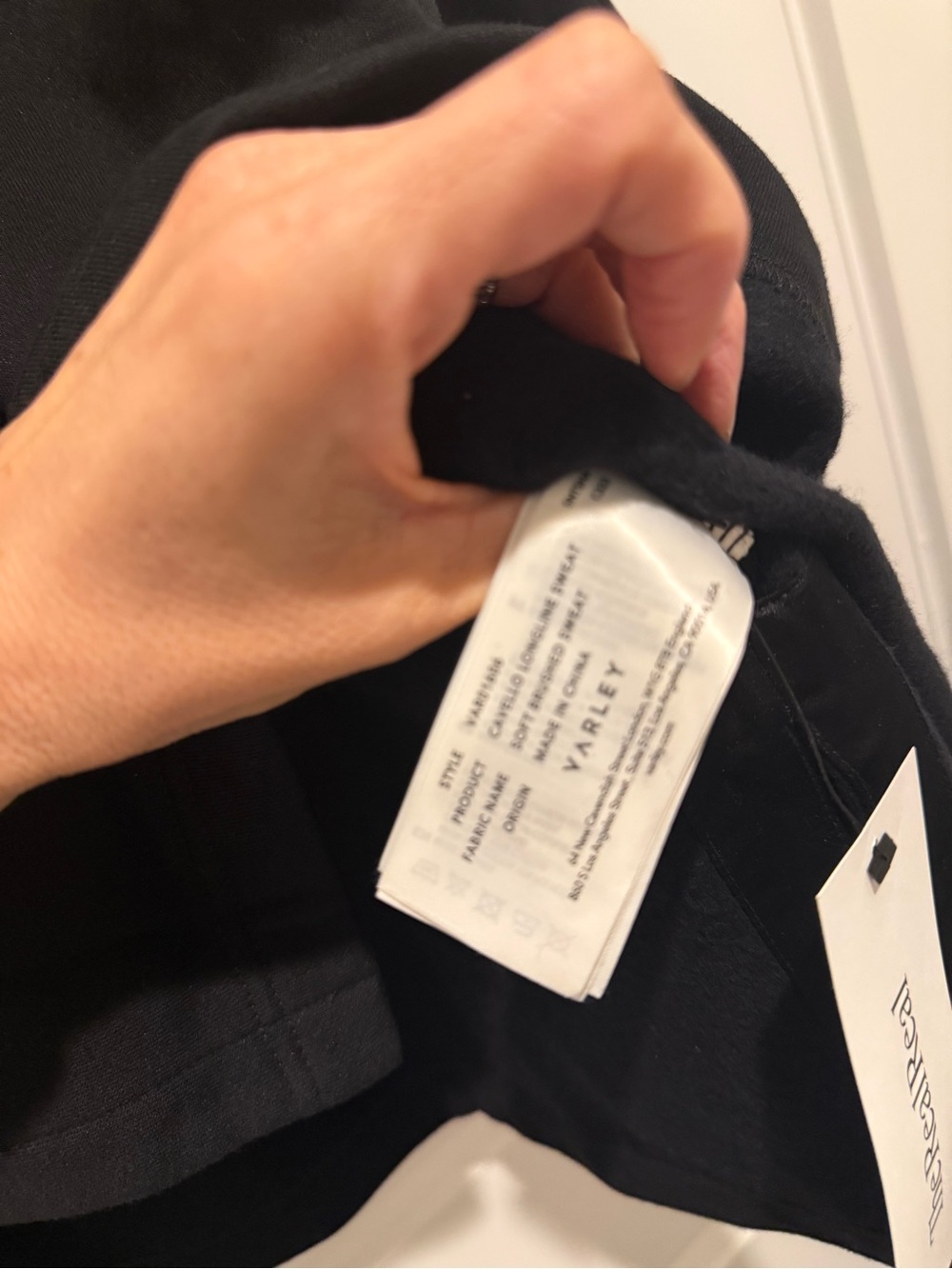 Varley Black Turtleneck Drawstring Pullover - Picture 6 of 8
